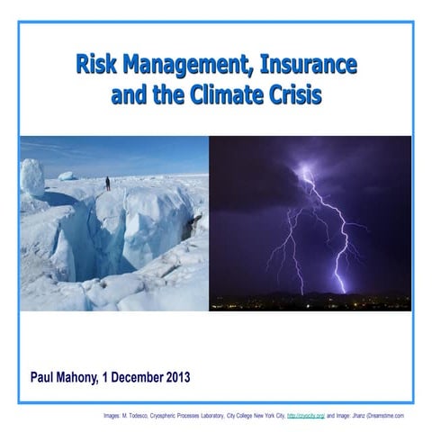 Risk management-insurance-and-the-climate-crisis | PDF