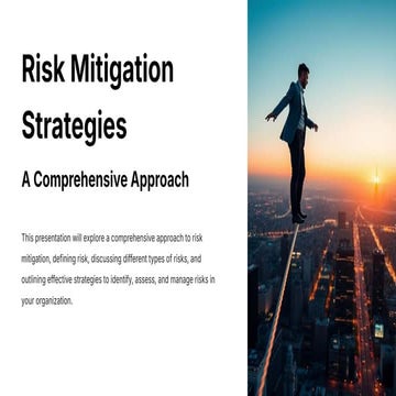 Mastering Risk: A Strategic Approach in risk mitigation