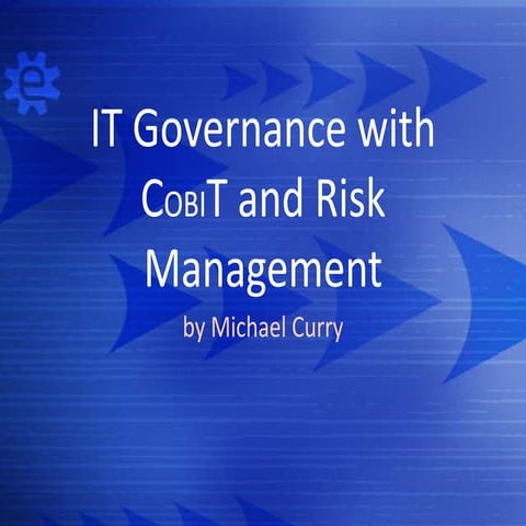 Using COBIT PO9 to perform Project Risk Analysis