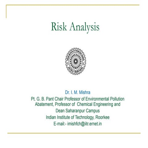 Risk analysis  
