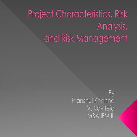 Risk analysis by raviteja & pranshul (26th august)