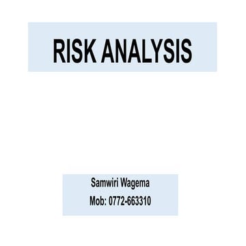 RISK ANALYSIS Day 1.pptx