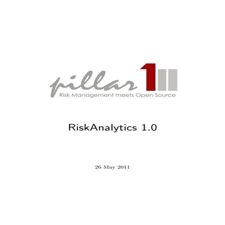 Risk analyticsmaster