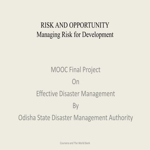 Cyclone Case Study Odisha 1999 Super Cyclone in India. | PPTX