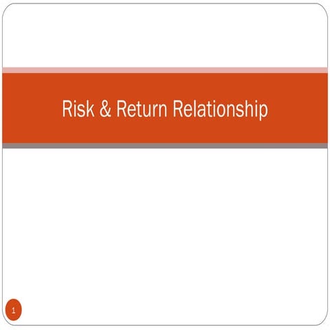 Investment Management Risk and Return