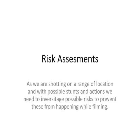 Risk assesment snowboarding advert | DOCX