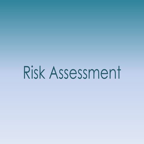Risk Assessment