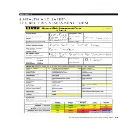 Risk assessment | PDF