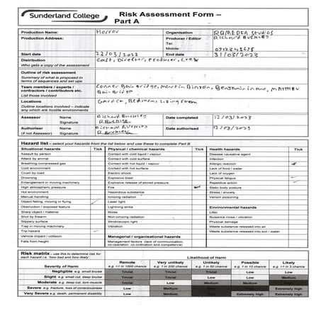 Risk assessment | PDF