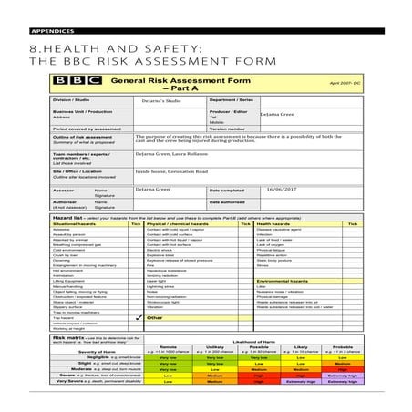 Risk assessment | PDF