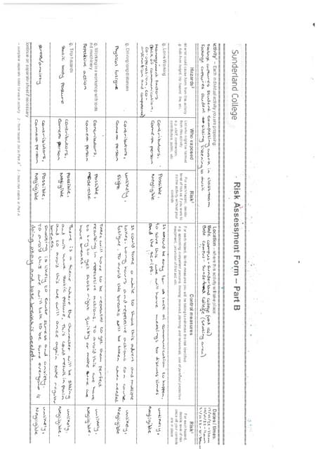 Risk assessment A and B | PDF