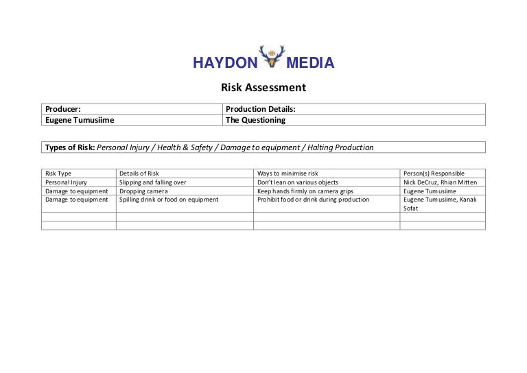 Risk assessment [finished]