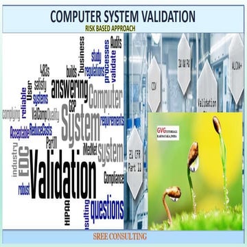 Risk assessment for computer system validation | PPTX | Operating ...