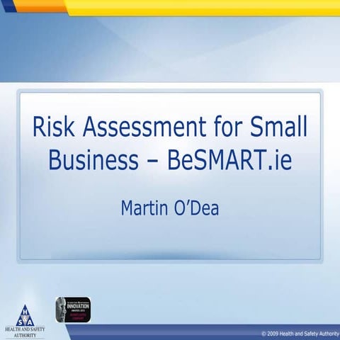 APPLICATION: RISK ASSESSMENT APPLICATIONS | PDF