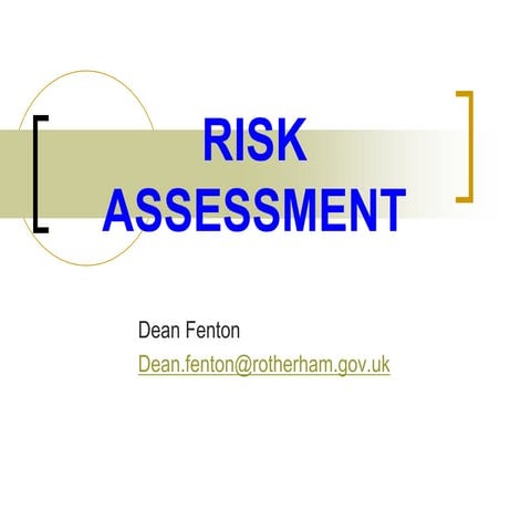 risk assessment