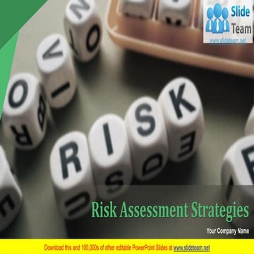 Risk Assessment Strategies PowerPoint Presentation Slides