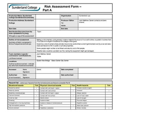 Risk assessment | PDF