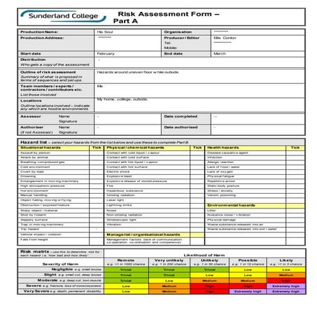 Risk assessment our wood | DOCX