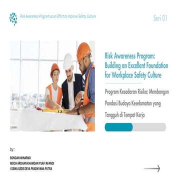 Risk Awareness Program As an Effort to Improve Safety Culture | PDF