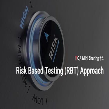 Risk Based Testing 