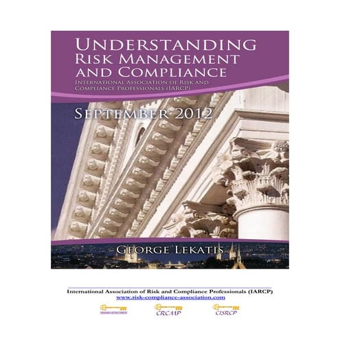 Risk Compliance News September 2012