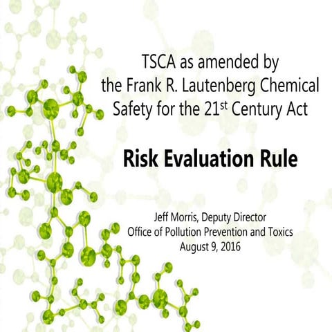TSCA - Risk Evaluation Rule
