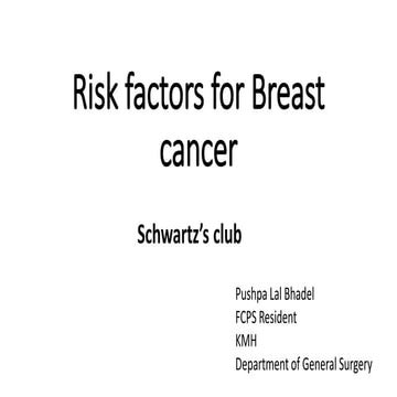 risk factor for breast cancer.pptx