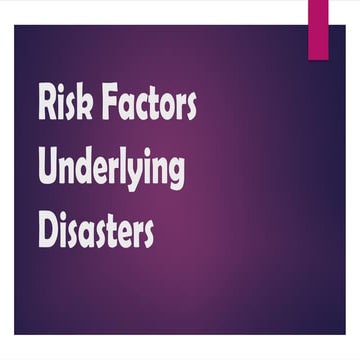 Risk Factors Underlying..............pptx