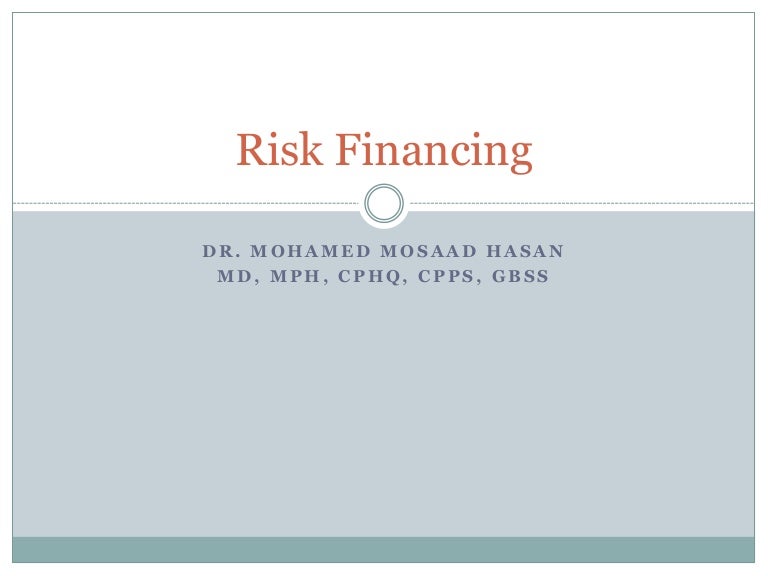 Risk Financing