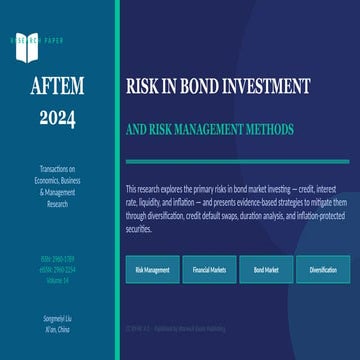 Comprehensive Risk Management Strategies in Bond Investment for Stable ...