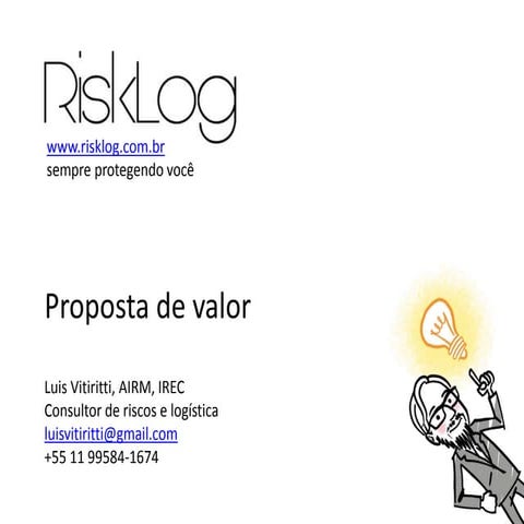 www.risklog.com.br proposta de valor 2016