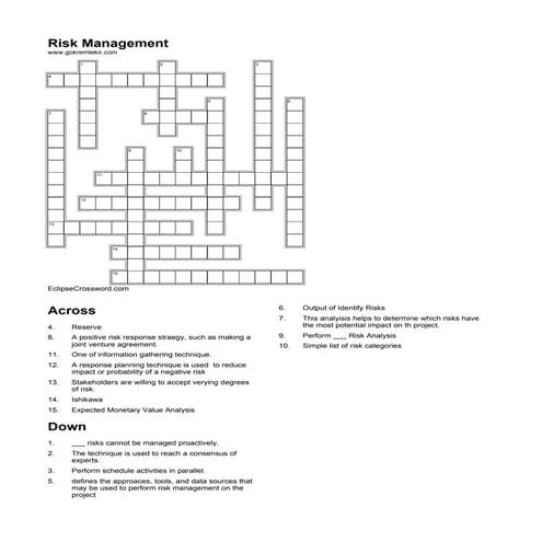 Risk management (answer key) | PDF