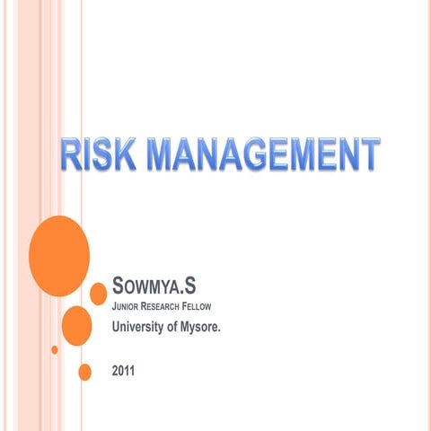 Risk management