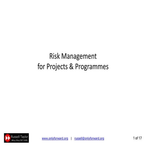 Project Risk Management