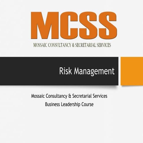Risk management