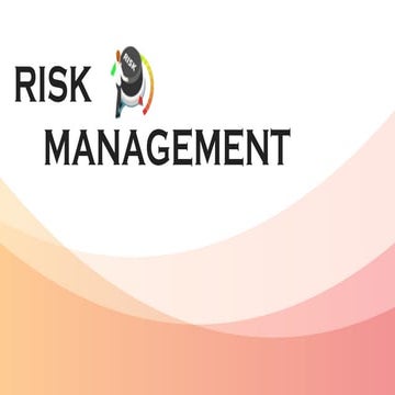 Risk management