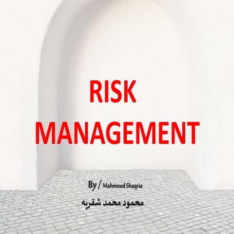 Risk management