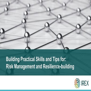 Building Practical Skills for Risk Management and Resilience | PPTX