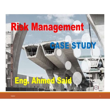Risk management case study