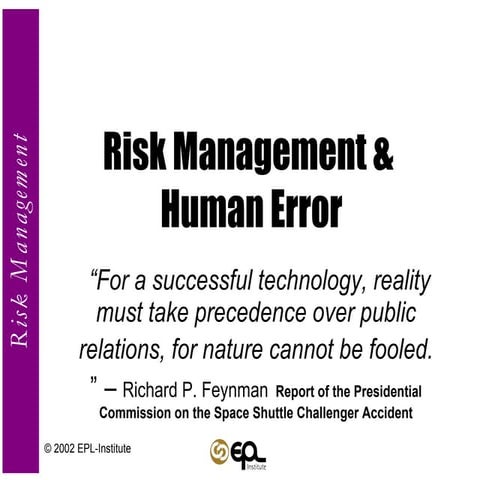 Risk management   seminar -en