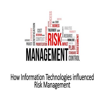 Risk management and IT technologies