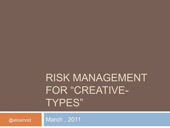 Project Risk Management | PPT