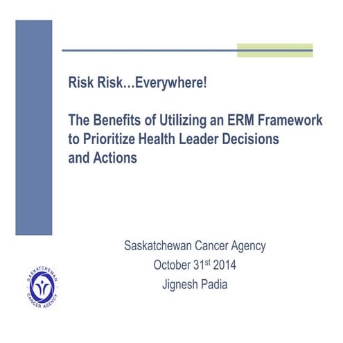 Risk management Presentation - Informa conference 31 oct 2014