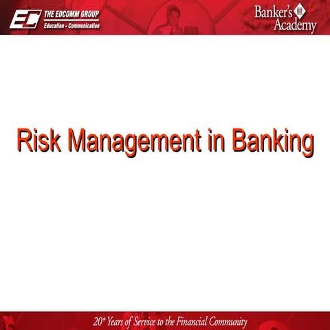 Risk managementinbanking 102708 (1)