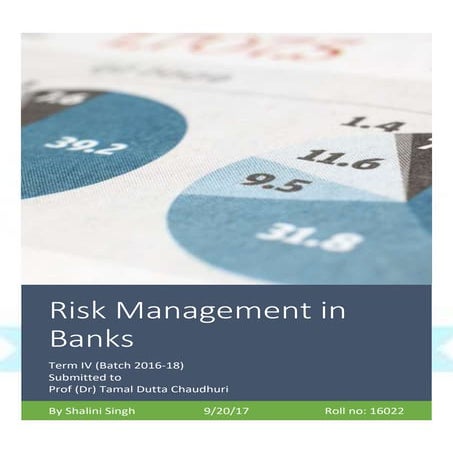 Risk management in banks summary