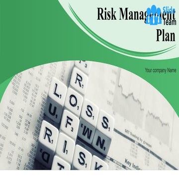 Risk Management Plan Powerpoint Presentation Slides