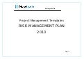 PMP - Risk Management plan & template