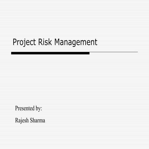 Risk Management