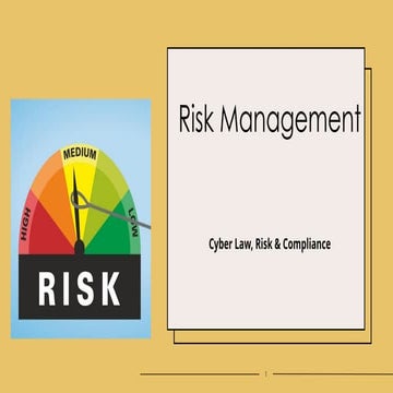 An Introduction to Risk Management Process