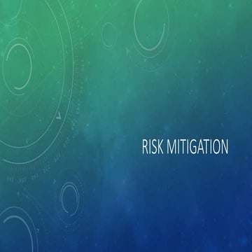 Risk Mitigation